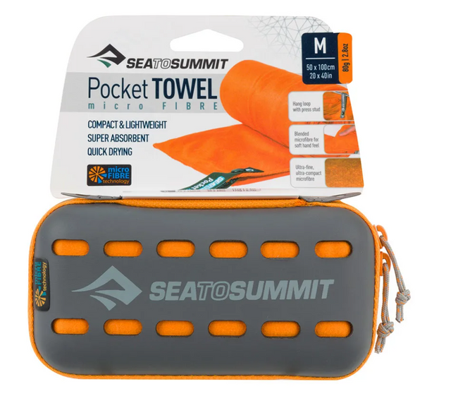 POCKET TOWEL L NARANJA