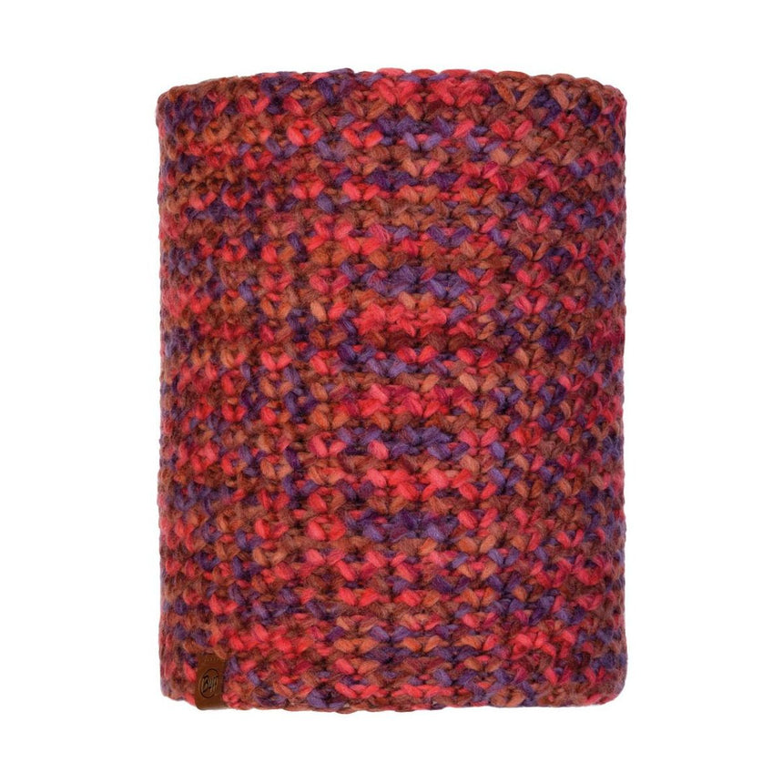 KNITTED & POLAR NECKWARMER MARGO MAROON