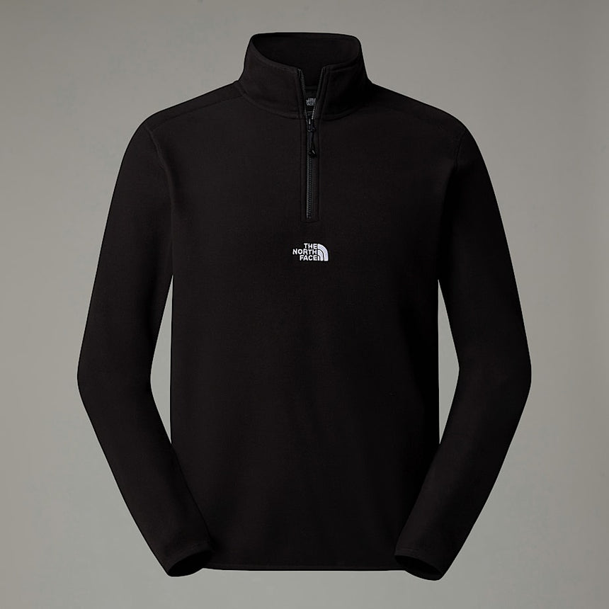 M GLACIER 1/4 ZIP - EMBROIDERED LOGO