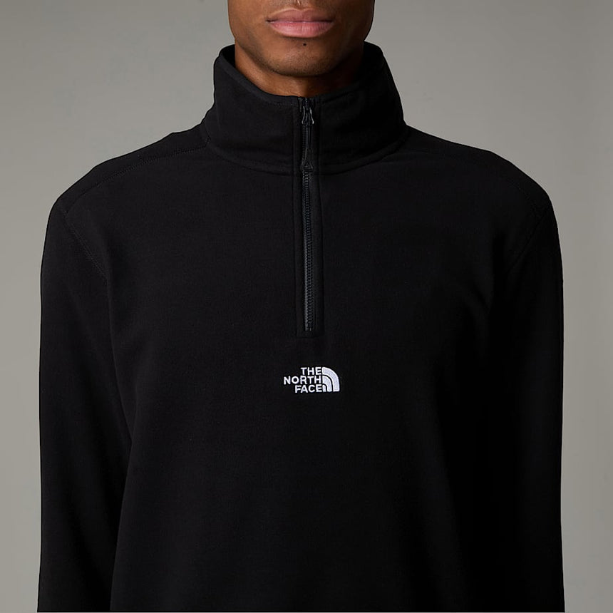 M GLACIER 1/4 ZIP - EMBROIDERED LOGO