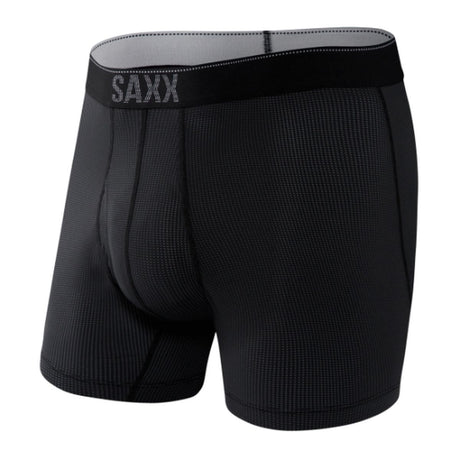 QUEST BOXER BRIEF FLY BLACK II